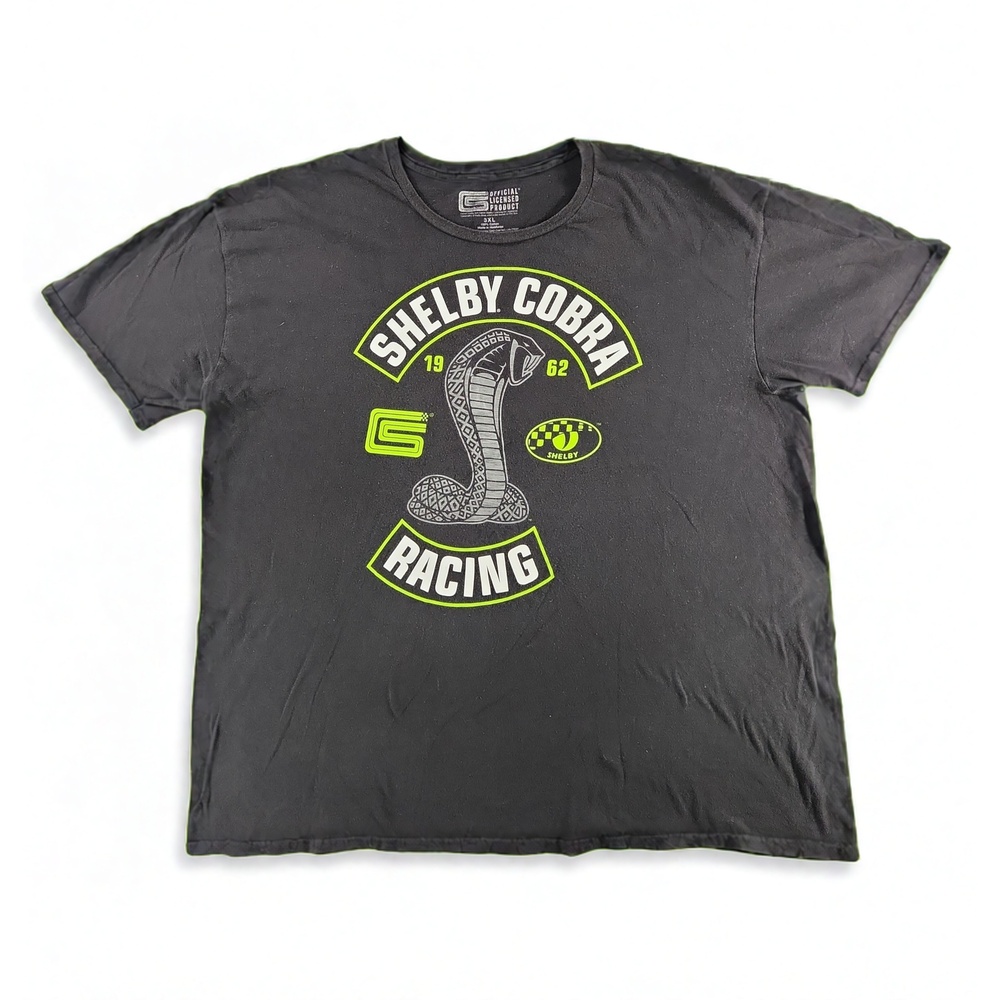 Fifth Sun Shelby Cobra Racing Graphic Tee Men's Muscle Car Auto Sports Top 3XL